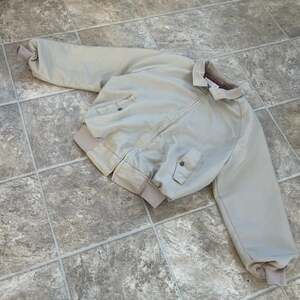 Vintage Saddlebrook Tan Harrington Bomber Jacket Made in USA
